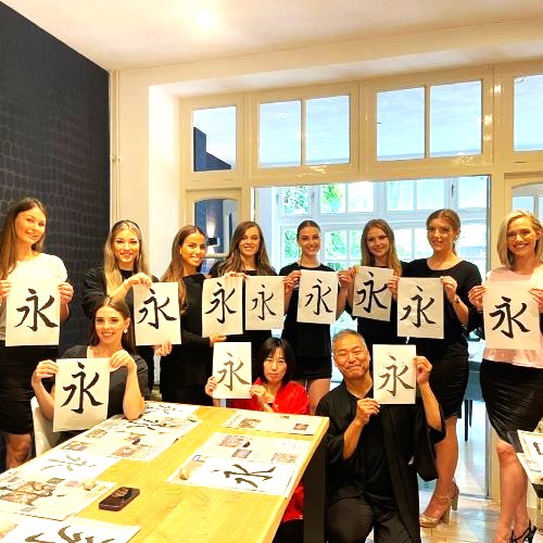 Japanese calligraphy workshop