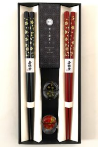 Traditional Japanese Craft Chopsticks Made of natural wood Urushi lacquerware